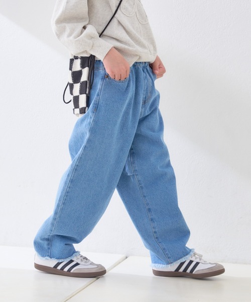 CIAOPANIC TYPY パンツ 「KIDS」「TYPY DENIM」甘織り裾フリンジ