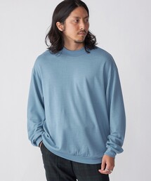 tシャツ SHIPS: 「抗菌消臭」 ミルドウール ジャージー モックネック 長袖 ニットソー メンズ｜ZOZOTOWN Yahoo!店