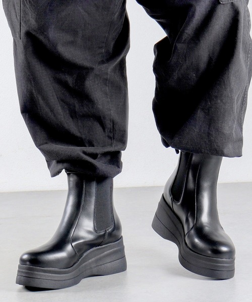 未使用7.2万 トリッペン proof レザーブーツ 41 ホワイト×ブラック 未使用7.2万 Trippen トリッペン proof レザーブーツ 41 ホワイト