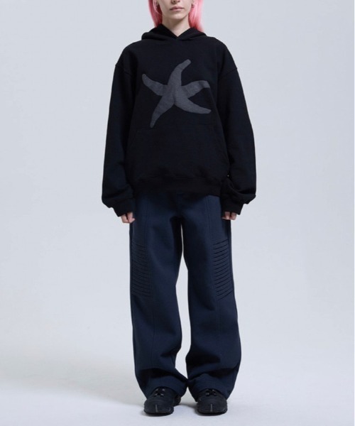 【THE COLDEST MOMENT】TCM starfish hooded zip-up パーカー MUSINSA | THE COLDEST MOMENT TCM starfish hooded zip-up (black)