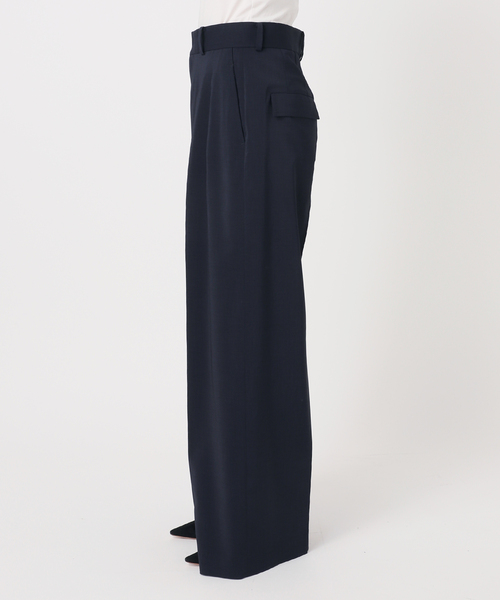 AP STUDIO パンツ スラックス レディース ツイルハイウエステッド  