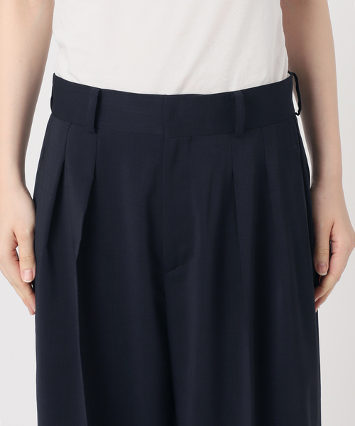 AP STUDIO パンツ スラックス レディース ツイルハイウエステッド  