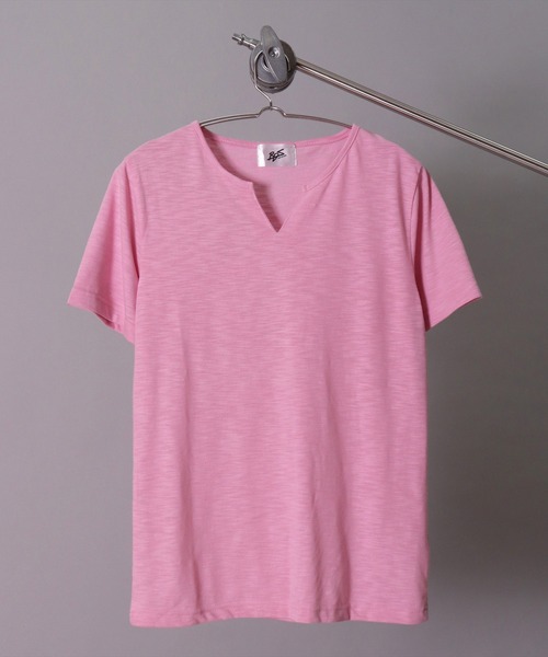 キーネックＴシャツ セール】mt9072- キーネックTシャツ（Tシャツ/カットソー