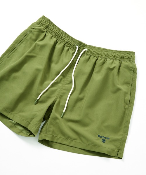 パンツ メンズ 「Barbour」barbour staple logo 5' swim short  MSW0064｜zozo｜02