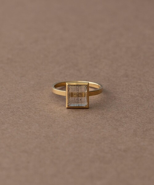 ete bijoux 指輪 リング 「ジェム」 K18YG スカポライト
