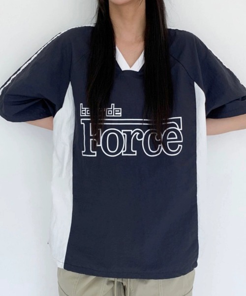 LYEON（リヨン） tシャツ ユニフォームデザイントップス/ナイロンプル