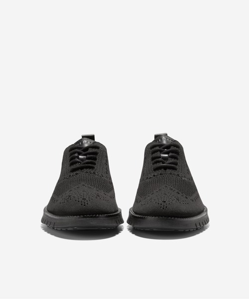 スニーカー ゼログランドリマスタード スティッチライト ウィングチップ mens メンズの画像