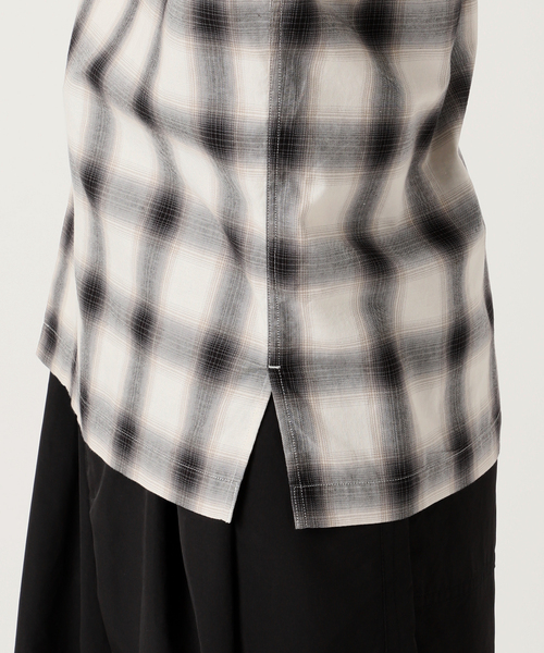 JOURNAL STANDARD - JOURNAL STANDARD STEAD (ジャーナルスタンダードホームステッド) 24051470602010 AJRAKH RELAX OPEN SHIRT  メンズ ブラウン L JOURNAL STANDARD J.S HOMESTEAD シャツ J.S.Homestead / Stead OMBRE