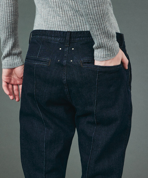 5351 POUR LES HOMMES ジーンズ 「セットアップ対応」タックテーパード
