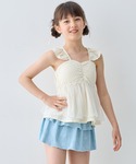 水着 チュールフレアTOPS×スカパン 上下2...の詳細画像2