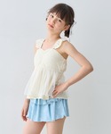 水着 チュールフレアTOPS×スカパン 上下2...の詳細画像4
