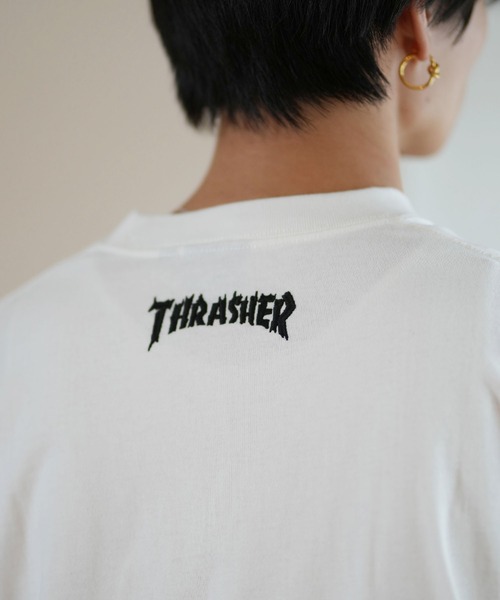 tシャツ 「ムラサキスポーツ限定」THRASHER/スラッシャー ロンTee/プリントTee ルーズシルエット ユニセックス 243TH1LT011/ | THRASHER | 14