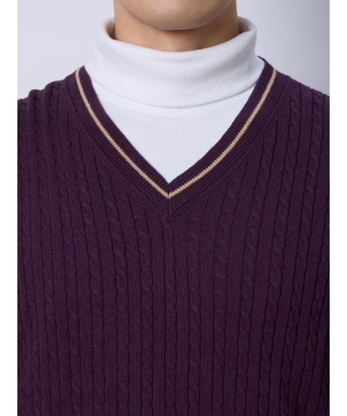 最終お値下げ　Barrie for Marumal Vネックセーター セール】 【洗える】CASHMERE BLEND Vネック プルオーバーニット