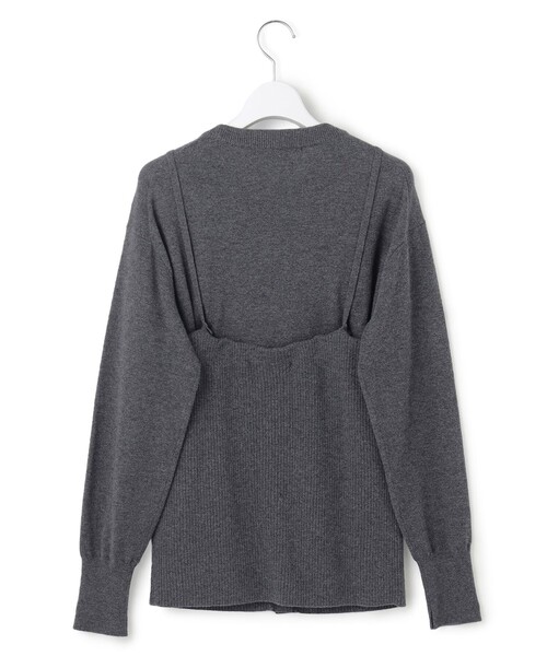 【洗える】レイヤードビスチェ ニット 23区｜【洗える】レイヤードビスチェ ニット | Rakuten Fashion