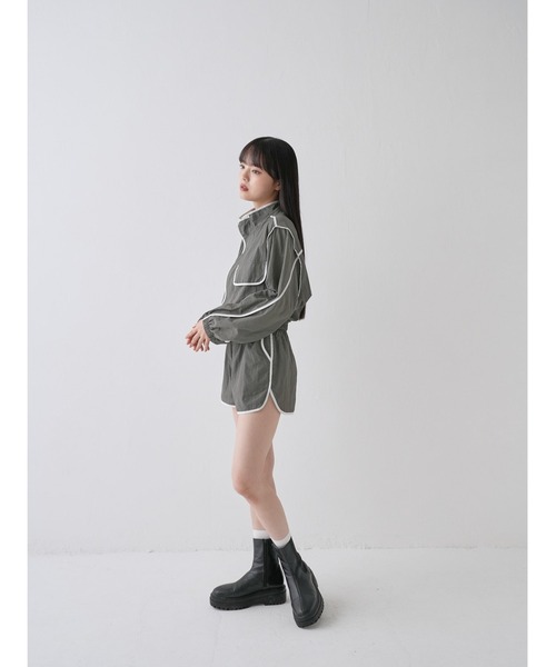 Uenui ブルゾン アウター 「ZOZO限定」パイピングデザイン ナイロン