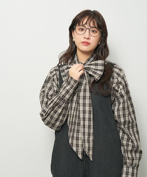 Zoff SMART SKINNY JEWELRY メガネ　べっ甲　ボストン Zoff（ゾフ） 伊達メガネ メガネ 眼鏡 ボストン型 メガネ｜軽量｜大人