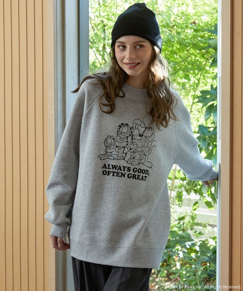 トレーナー スウェット 「Garfield」別注 ガーフィールド＆フレンズ