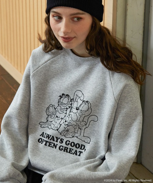 ガーフィールド スウェット vintage 70s “GARFIELD” printed sweat shirt / 古着 ガーフィールド