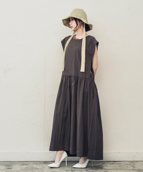 ORIENT MILLINERY ワンピース 「オールシーズン着回しOK」Apron Dress