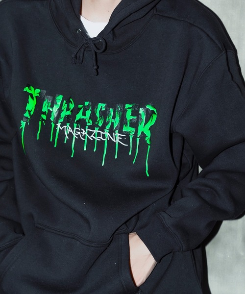 THRASHER パーカー BLOOD DRIP HOODIE SWEAT PARKA/スラッシャー