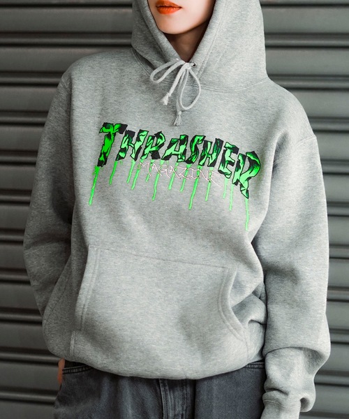 THRASHER パーカー BLOOD DRIP HOODIE SWEAT PARKA/スラッシャー