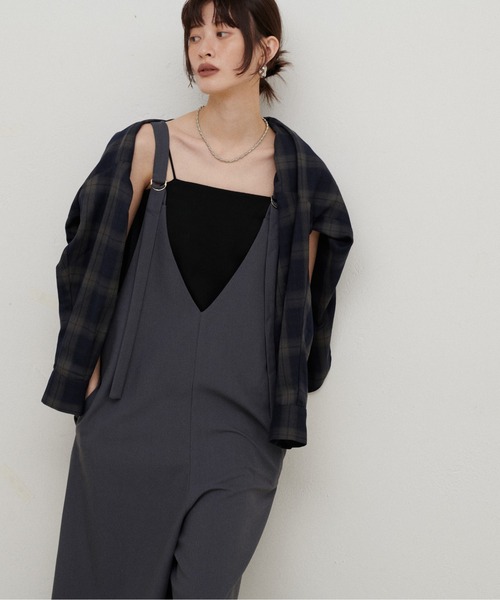 LARUTA サロペット オーバーオール 「LARUTA」Vネック