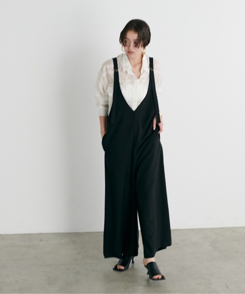 LARUTA サロペット オーバーオール 「LARUTA」Vネック