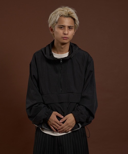 piko アノラックパーカー kutir ブルゾン アウター BICOLOR PIS ANORAK PARKA/バイカラー
