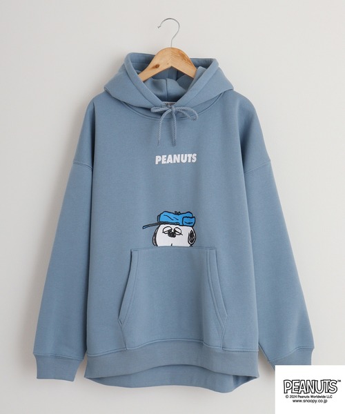 新品【MLB ×PEANUTS】別注コラボ　スヌーピー　フーディーパーカー　XL PEANUTS スヌーピー パーカー チャーリー・ブラウン ボア プルオーバー