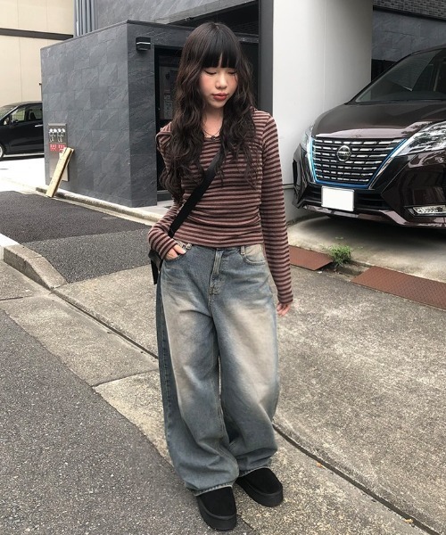 【】パーカー レディース ボーダー柄  トップス フード付き 細身効果 七分袖 高級感 魅せる ギフト プレゼント ニット 楽天市場】ボーダー パーカー（レディースファッション）の通販