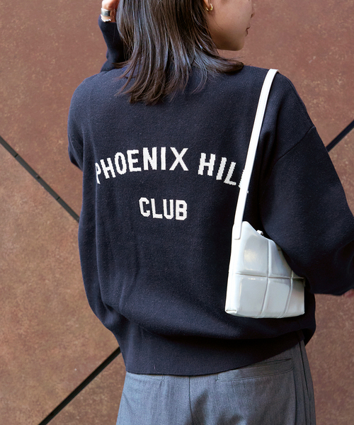 バックロゴニットカーディガン JOURNAL STANDARD カーディガン バックロゴニットジャケット