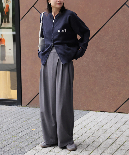 バックロゴニットカーディガン JOURNAL STANDARD カーディガン バックロゴニットジャケット