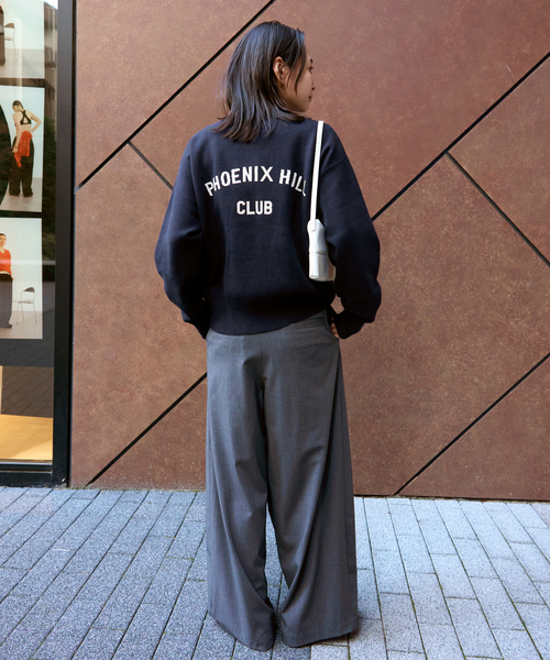 バックロゴニットカーディガン JOURNAL STANDARD カーディガン バックロゴニットジャケット