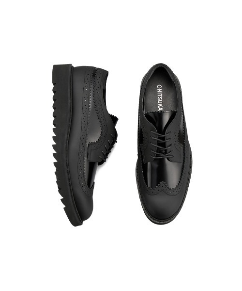 靴 THE ONITSUKA BROGUE BLACK/WHITE THE ONITSUKA】BROGUE / ブローグ（ドレスシューズ）｜THE