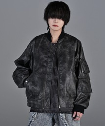 アドラー ADRER ミリタリー MA-1 ADRER ma1 ma-1 vintage make PU / camouflage reversible MA-1