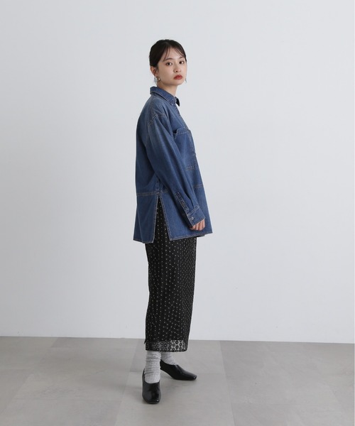 N.Natural Beauty Basic スカート デイジーフラワータイト