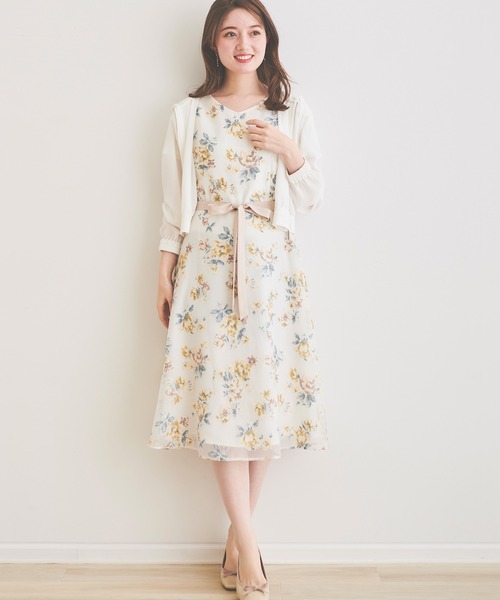 新品　レッセパッセ　ワンピース　半袖　無地 LAISSE PASSE 「LAISSE PASSE」 半袖ワンピース 38 ホワイト