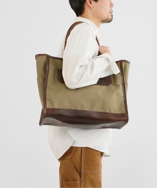 ARTS&CRAFTS アーツアンドクラフツ　トートバック　レザー　キャンバス レザー切替 キャンバス トートバッグ | ブランド古着の買取・委託販売