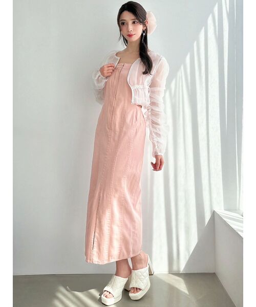 RESEXXY（リゼクシー） ワンピース カットアウトデニムワンピース