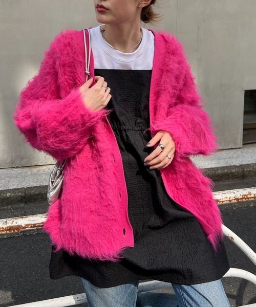 「CIAOPANIC TYPY」 ニットカーディガン ONE SIZE グレー レディース_画像4