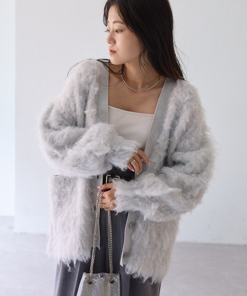 「CIAOPANIC TYPY」 ニットカーディガン ONE SIZE グレー レディース_画像5