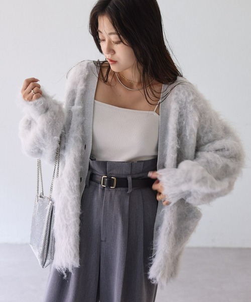 「CIAOPANIC TYPY」 ニットカーディガン ONE SIZE グレー レディース_画像6