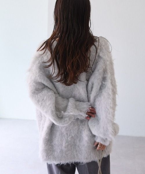 「CIAOPANIC TYPY」 ニットカーディガン ONE SIZE グレー レディース_画像8