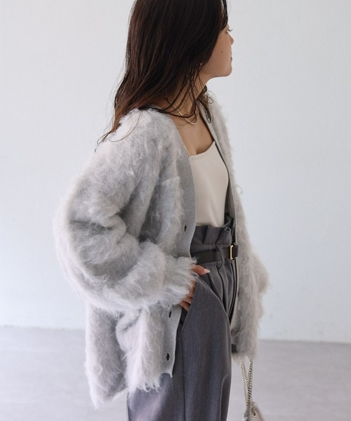 「CIAOPANIC TYPY」 ニットカーディガン ONE SIZE グレー レディース_画像9