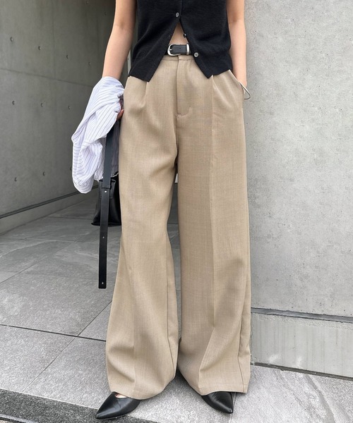 andme（アンドミー） スラックス パンツ 「新色追加」ツイルタック