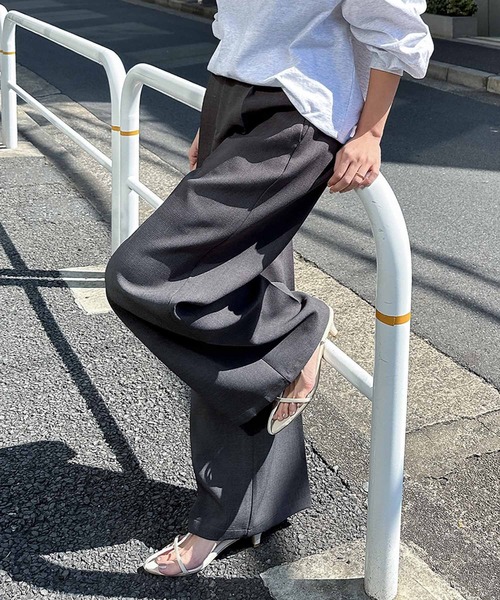 andme（アンドミー） スラックス パンツ 「新色追加」ツイルタック