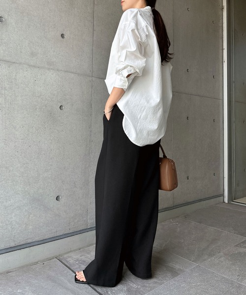 andme（アンドミー） ワイドパンツ スラックス パンツ 「新サイズ追加