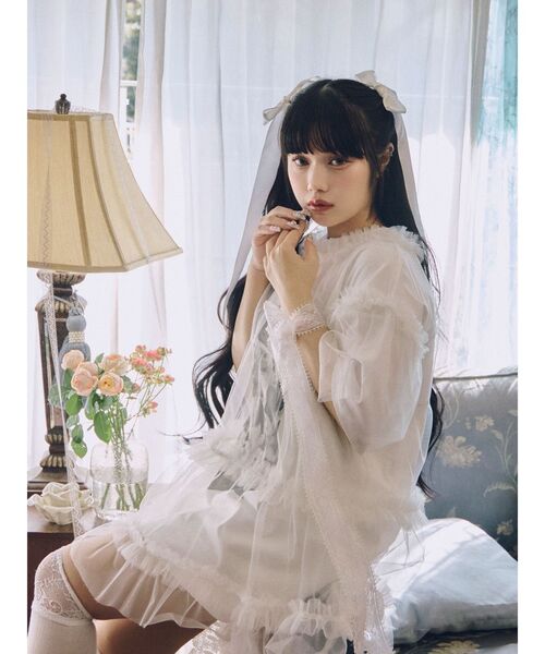 merry jenny（メリージェニー） ブラウス シャツ チュールティアード