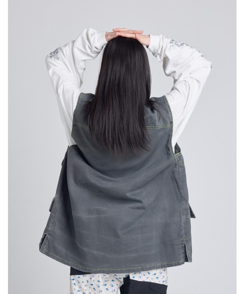 Little sunny bite ベスト ジレ twill vest レディース メンズ
