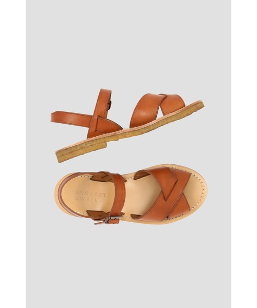 MARGARET HOWELL サンダル LEATHER SANDAL レディース